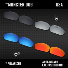 Load image into Gallery viewer, Anti Scratch Polarized Replacement Lenses for-Oakley Monster Dog Options