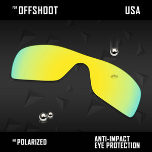 Anti Scratch Polarized Replacement Lenses for-Oakley Offshoot OO9190 Options