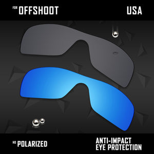 Anti Scratch Polarized Replacement Lenses for-Oakley Offshoot OO9190 Options