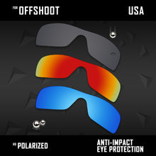 Load image into Gallery viewer, Anti Scratch Polarized Replacement Lenses for-Oakley Offshoot OO9190 Options