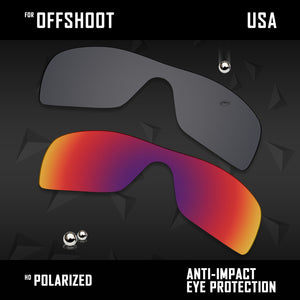 Anti Scratch Polarized Replacement Lenses for-Oakley Offshoot OO9190 Options