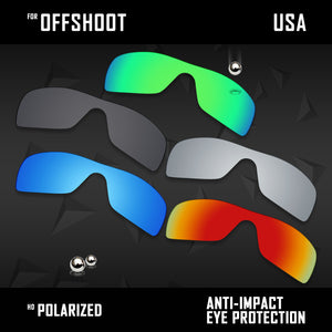 Anti Scratch Polarized Replacement Lenses for-Oakley Offshoot OO9190 Options