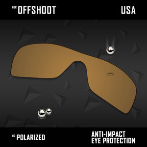 Anti Scratch Polarized Replacement Lenses for-Oakley Offshoot OO9190 Options