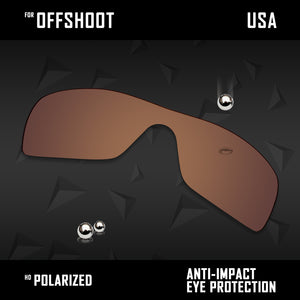 Anti Scratch Polarized Replacement Lenses for-Oakley Offshoot OO9190 Options