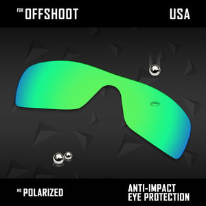 Anti Scratch Polarized Replacement Lenses for-Oakley Offshoot OO9190 Options