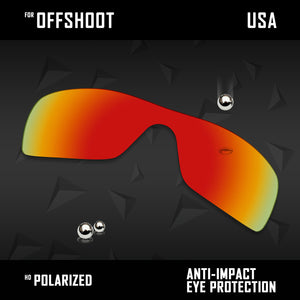 Anti Scratch Polarized Replacement Lenses for-Oakley Offshoot OO9190 Options