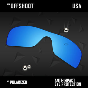 Anti Scratch Polarized Replacement Lenses for-Oakley Offshoot OO9190 Options