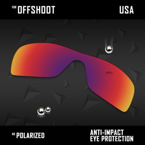 Anti Scratch Polarized Replacement Lenses for-Oakley Offshoot OO9190 Options