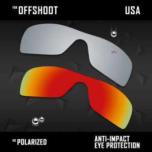 Anti Scratch Polarized Replacement Lenses for-Oakley Offshoot OO9190 Options