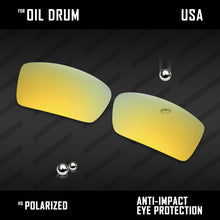 Load image into Gallery viewer, Anti Scratch Polarized Replacement Lenses for-Oakley Oil Drum Options