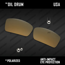 Load image into Gallery viewer, Anti Scratch Polarized Replacement Lenses for-Oakley Oil Drum Options