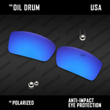 Load image into Gallery viewer, Anti Scratch Polarized Replacement Lenses for-Oakley Oil Drum Options