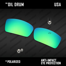 Load image into Gallery viewer, Anti Scratch Polarized Replacement Lenses for-Oakley Oil Drum Options