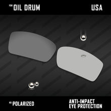 Load image into Gallery viewer, Anti Scratch Polarized Replacement Lenses for-Oakley Oil Drum Options