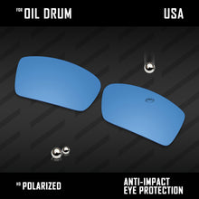 Load image into Gallery viewer, Anti Scratch Polarized Replacement Lenses for-Oakley Oil Drum Options