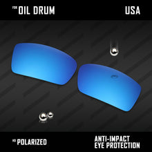 Load image into Gallery viewer, Anti Scratch Polarized Replacement Lenses for-Oakley Oil Drum Options