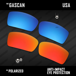 Anti Scratch Polarized Replacement Lenses for-Oakley Oil Drum Options