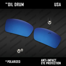 Load image into Gallery viewer, Anti Scratch Polarized Replacement Lenses for-Oakley Oil Drum Options