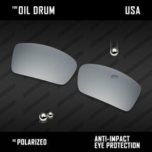 Load image into Gallery viewer, Anti Scratch Polarized Replacement Lenses for-Oakley Oil Drum Options