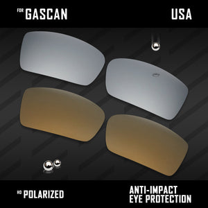 Anti Scratch Polarized Replacement Lenses for-Oakley Oil Drum Options