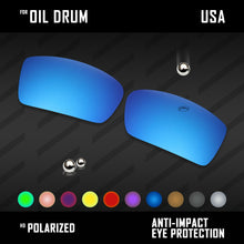 Load image into Gallery viewer, Anti Scratch Polarized Replacement Lenses for-Oakley Oil Drum Options