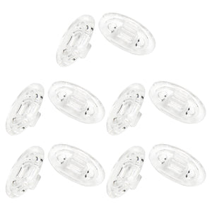 Silicone Replacement Crystal Clear Nose Piece For-Oakley Wiretap OO4071 Opt
