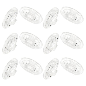Silicone Replacement Crystal Clear Nose Piece For-Oakley Inmate Opt