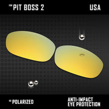 Load image into Gallery viewer, Anti Scratch Polarized Replacement Lenses for-Oakley Pit Boss2 OO9137 Options