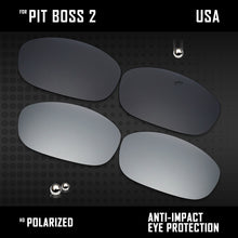 Load image into Gallery viewer, Anti Scratch Polarized Replacement Lenses for-Oakley Pit Boss2 OO9137 Options