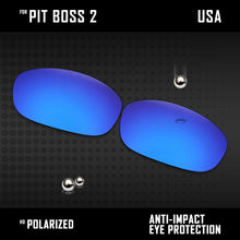 Load image into Gallery viewer, Anti Scratch Polarized Replacement Lenses for-Oakley Pit Boss2 OO9137 Options