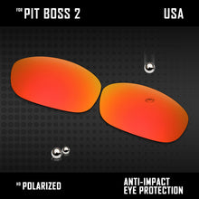 Load image into Gallery viewer, Anti Scratch Polarized Replacement Lenses for-Oakley Pit Boss2 OO9137 Options