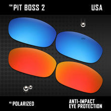 Load image into Gallery viewer, Anti Scratch Polarized Replacement Lenses for-Oakley Pit Boss2 OO9137 Options