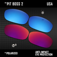 Load image into Gallery viewer, Anti Scratch Polarized Replacement Lenses for-Oakley Pit Boss2 OO9137 Options