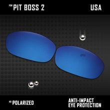 Load image into Gallery viewer, Anti Scratch Polarized Replacement Lenses for-Oakley Pit Boss2 OO9137 Options