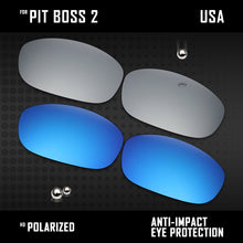 Load image into Gallery viewer, Anti Scratch Polarized Replacement Lenses for-Oakley Pit Boss2 OO9137 Options