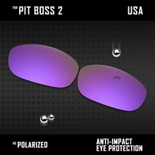 Load image into Gallery viewer, Anti Scratch Polarized Replacement Lenses for-Oakley Pit Boss2 OO9137 Options