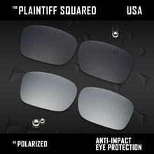 Load image into Gallery viewer, Anti Scratch Polarized Replacement Lens for-Oakley Plaintiff Squared OO4063 Opt