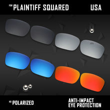 Load image into Gallery viewer, Anti Scratch Polarized Replacement Lens for-Oakley Plaintiff Squared OO4063 Opt