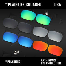 Load image into Gallery viewer, Anti Scratch Polarized Replacement Lens for-Oakley Plaintiff Squared OO4063 Opt