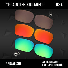 Load image into Gallery viewer, Anti Scratch Polarized Replacement Lens for-Oakley Plaintiff Squared OO4063 Opt