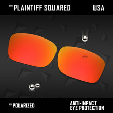 Load image into Gallery viewer, Anti Scratch Polarized Replacement Lens for-Oakley Plaintiff Squared OO4063 Opt
