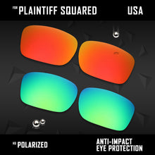 Load image into Gallery viewer, Anti Scratch Polarized Replacement Lens for-Oakley Plaintiff Squared OO4063 Opt