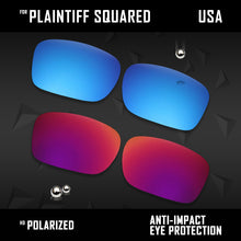 Load image into Gallery viewer, Anti Scratch Polarized Replacement Lens for-Oakley Plaintiff Squared OO4063 Opt