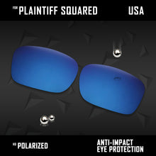 Load image into Gallery viewer, Anti Scratch Polarized Replacement Lens for-Oakley Plaintiff Squared OO4063 Opt