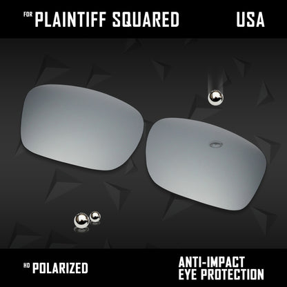 Anti Scratch Polarized Replacement Lens for-Oakley Plaintiff Squared OO4063 Opt