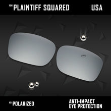 Load image into Gallery viewer, Anti Scratch Polarized Replacement Lens for-Oakley Plaintiff Squared OO4063 Opt