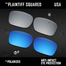 Load image into Gallery viewer, Anti Scratch Polarized Replacement Lens for-Oakley Plaintiff Squared OO4063 Opt