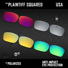 Load image into Gallery viewer, Anti Scratch Polarized Replacement Lens for-Oakley Plaintiff Squared OO4063 Opt