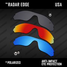 Load image into Gallery viewer, Anti Scratch Polarized Replacement Lenses for-Oakley Radar Edge OO9184 Options