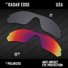 Load image into Gallery viewer, Anti Scratch Polarized Replacement Lenses for-Oakley Radar Edge OO9184 Options